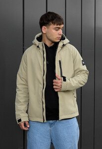 Фото - Куртка светло-оливкового цвета soft shell Staff re light olive - Men box