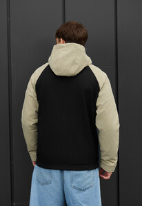 Фото - Универсальная осенняя куртка soft shell Staff re black & light olive - Men box