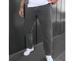 Фото - Однотонные джинсы серого цвета Staff 19 gray - Men box