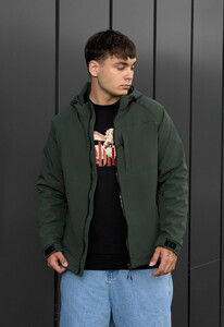 Фото - Демисезонная куртка цвета хаки Staff soft shell cu khaki - Men box