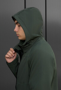 Фото - Демисезонная куртка цвета хаки Staff soft shell cu khaki - Men box
