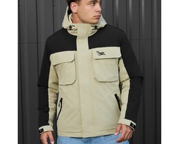 Фото - Черно-оливковая куртка Staff quor black & light olive - Men box