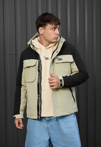 Фото - Черно-оливковая куртка Staff quor black & light olive - Men box