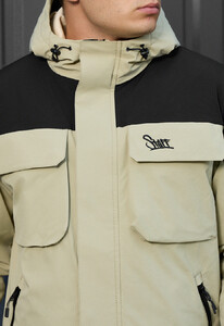 Фото - Черно-оливковая куртка Staff quor black & light olive - Men box