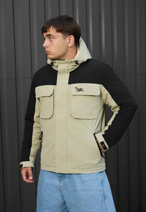 Фото - Черно-оливковая куртка Staff quor black & light olive - Men box