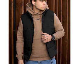 Фото - Базовая жилетка черного цвета Staff zokl black - Men box