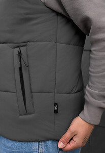 Фото - Однотонная жилетка серого цвета Staff zokl gray - Men box