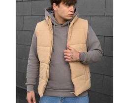 Фото - Повседневная осенняя жилетка Staff zokl beige - Men box