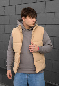 Фото - Повсякденна осіння жилетка Staff zokl beige - Men box