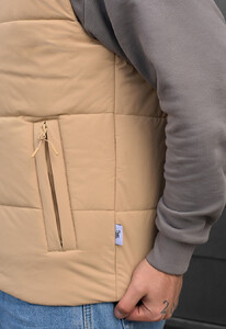 Фото - Повсякденна осіння жилетка Staff zokl beige - Men box