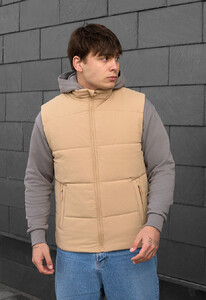 Фото - Повсякденна осіння жилетка Staff zokl beige - Men box