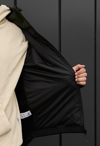 Фото - Демисезонная куртка для парней Staff bu soft shell khaki & black - Men box