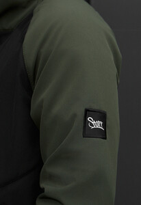 Фото - Демисезонная куртка для парней Staff bu soft shell khaki & black - Men box