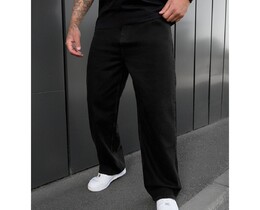 Фото - Черные широкие джинсы Staff 7 black baggy - Men box