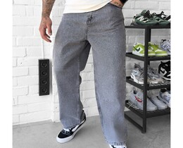 Фото - Широкие серые джинсы для мужчин Staff gray baggy - Men box