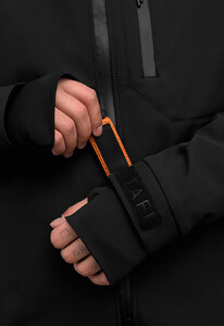 Фото - Універсальна чорна куртка Staff mei soft shell black - Men box