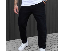 Фото - Классические черные джинсы Staff 10 black regular - Men box