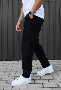 Фото - Классические черные джинсы Staff 10 black regular - Men box