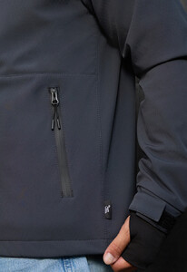 Фото - Темно-серая куртка Staff mei soft shell dark gray - Men box