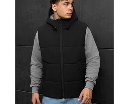 Фото - Универсальная демисезонная жилетка Staff xend black - Men box