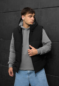 Фото - Универсальная демисезонная жилетка Staff xend black - Men box