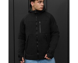 Фото - Базовая демисезонная куртка Staff soft shell lokk black2 - Men box