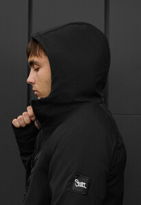 Фото - Базовая демисезонная куртка Staff soft shell lokk black2 - Men box