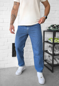 Фото - Повседневные джинсы для мужчин Staff 15 loose fit blue2 - Men box