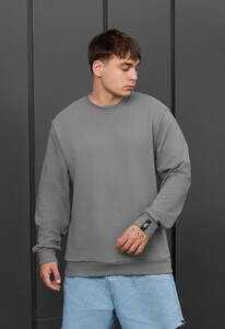 Фото - Сірий однотонний світшот Staff gray - Men box