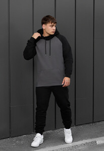 Фото - Спортивный костюм для парней Staff ro black & dark gary - Men box