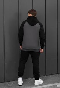 Фото - Спортивный костюм для парней Staff ro black & dark gary - Men box