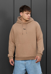 Фото - Брендоване оверсайз худі Staff re brown logo oversize - Men box