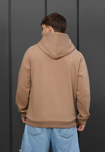 Фото - Брендоване оверсайз худі Staff re brown logo oversize - Men box