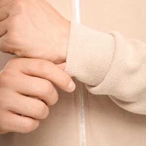 Фото - Чоловічий джемпер на блискавці Pobedov Moon бежевий - Men box