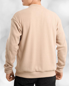 Фото - Чоловічий джемпер на блискавці Pobedov Moon бежевий - Men box