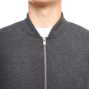 Фото - Мужской джемпер на молнии Pobedov Moon тёмно-серый - Men box