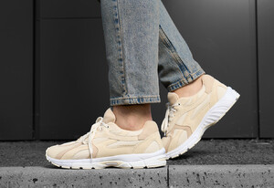 Фото - Мужские кроссовки бежевого цвета Staff all beige - Men box