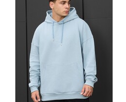 Фото - Голубое оверсайз худи Staff light blue oversize - Men box