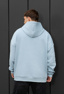 Фото - Блакитне оверсайз худі Staff light blue oversize - Men box