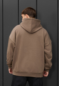 Фото - Повсякденне худі для хлопців Staff brown oversize - Men box