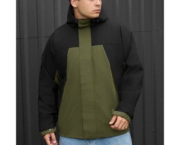 Фото - Двухцветная мужская куртка Staff skay khaki & black - Men box