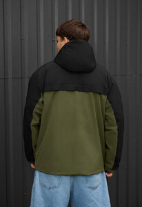 Фото - Двухцветная мужская куртка Staff skay khaki & black - Men box