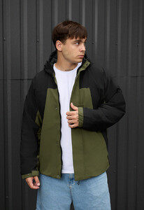 Фото - Двухцветная мужская куртка Staff skay khaki & black - Men box