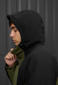 Фото - Двухцветная мужская куртка Staff skay khaki & black - Men box