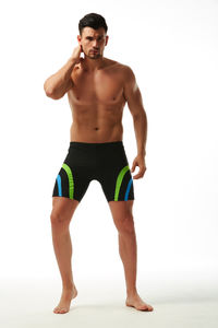 Фото - Подовжені плавки боксери AQUX. Колір: чорний - Men box