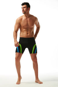 Фото - Подовжені плавки боксери AQUX. Колір: чорний - Men box