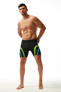 Фото - Подовжені плавки боксери AQUX. Колір: чорний - Men box