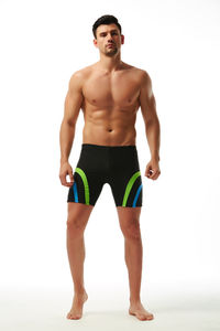 Фото - Подовжені плавки боксери AQUX. Колір: чорний - Men box