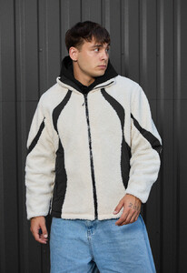 Фото - Хутряна куртка для хлопців Staff nuro black & white - Men box