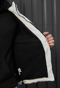 Фото - Хутряна куртка для хлопців Staff nuro black & white - Men box